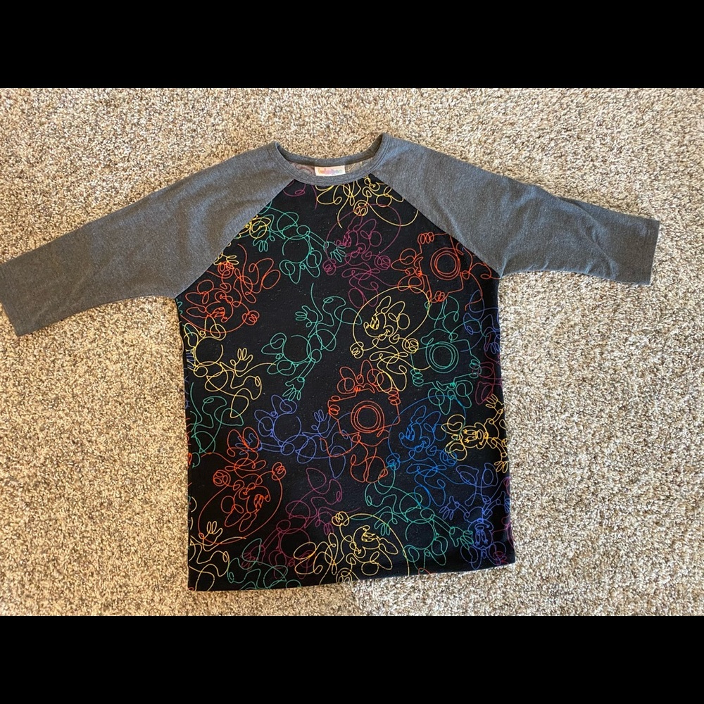 Girls Size 10 Mickey/Minnie Mouse LuLaRoe shirt